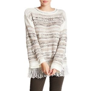 Romeo & Juliet Couture Unraveled Fuzzy Sweater